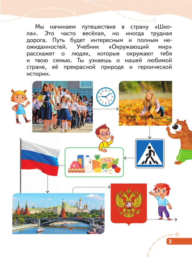 Окружающий мир. 1 класс. В 4-х частях. Часть 1 3 Окружающий мир. 1 класс. В 4-х частях. Часть 1 3