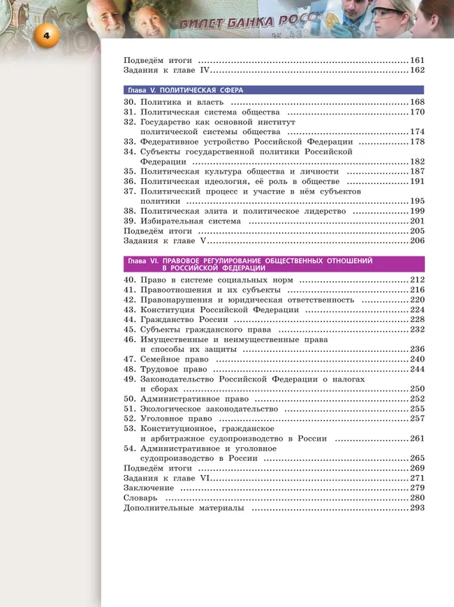 Обществознание. Базовый уровень. Учебник для СПО 4