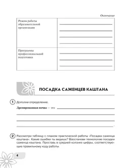 Технология. Цветоводство и декоративное садоводство. 9 класс. Рабочая тетрадь (для обучающихся с интеллектуальными нарушениями) 4