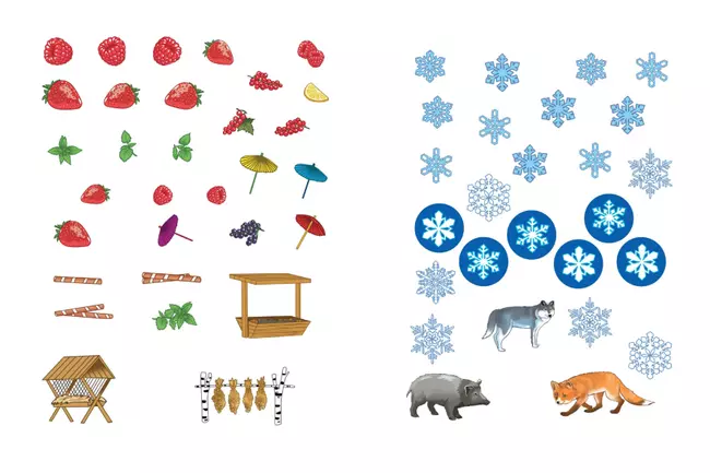 Вспоминаем зиму! Учимся видеть и понимать (с наклейками) 6