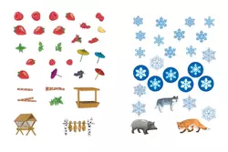 Вспоминаем зиму! Учимся видеть и понимать (с наклейками) 6