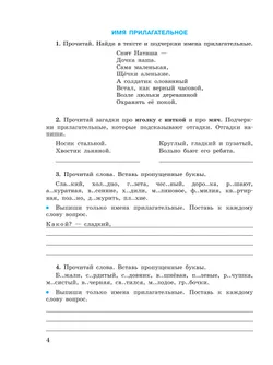 Русский язык. Имя прилагательное. 5-9 классы. Рабочая тетрадь 3 (для обучающихся с интеллектуальными нарушениями) 25