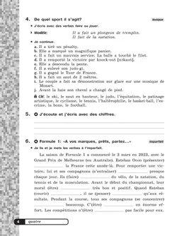 Французский язык. Рабочая тетрадь. 6 класс. Углубленный уровень 34