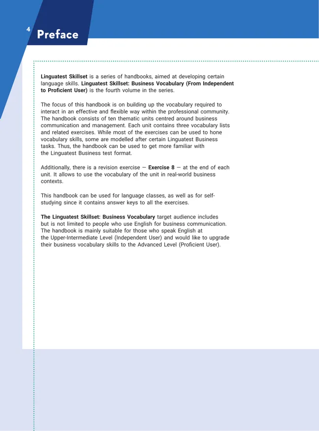 Английский язык. Практикум. Лексика для деловой коммуникации (от свободного к профессиональному уровню владения языком) 39 Английский язык. Практикум. Лексика для деловой коммуникации (от свободного к профессиональному уровню владения языком) 39