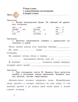 Русский язык. 3 класс. Пишем грамотно. Рабочая тетрадь. В 2 частях. Часть 2 14