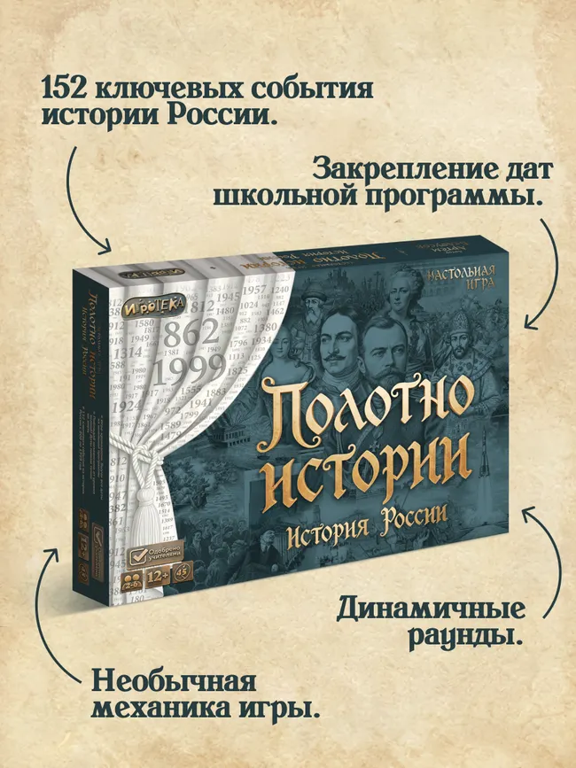 Полотно истории. Настольная игра 13
