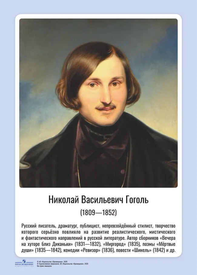 Литература. 5-11 класс. Портреты русских писателей. Учебное наглядное пособие 23