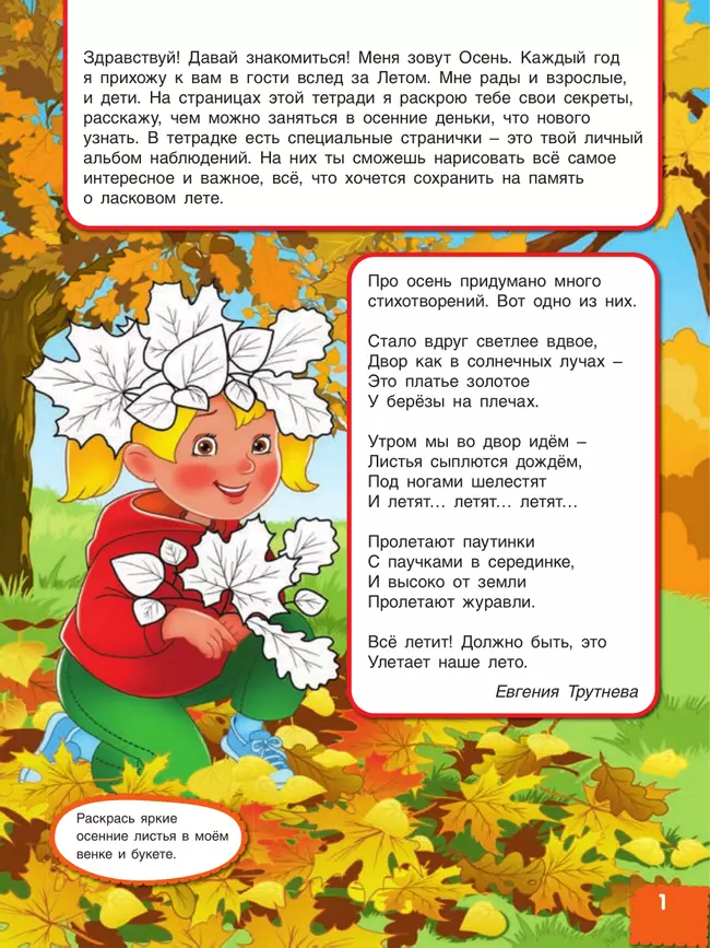 Вспоминаем осень! Учимся видеть и понимать (с наклейками) 6