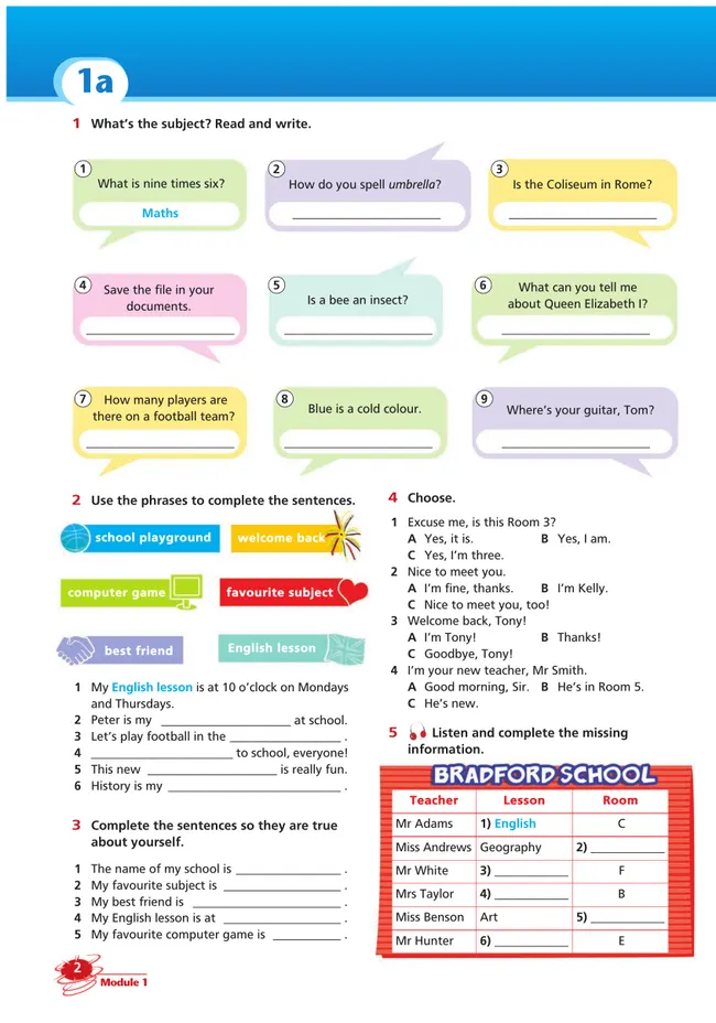 Английский язык. Второй иностранный язык. Рабочая тетрадь с грамматическим тренажером. 6 класс 40