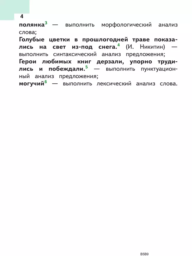 Русский язык. 5 класс. Учебное пособие. В 5 ч. Часть 4 (для слабовидящих обучающихся) 1
