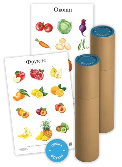 Игрушка серии «Интерьер» Набор развивающих плакатов в тубусах 1
