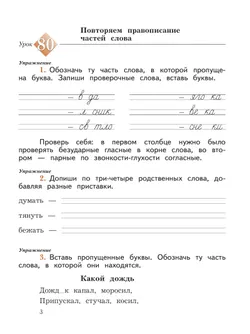 Русский язык. 2 класс. Пишем грамотно. Рабочая тетрадь. В 2 частях. Часть 2 21